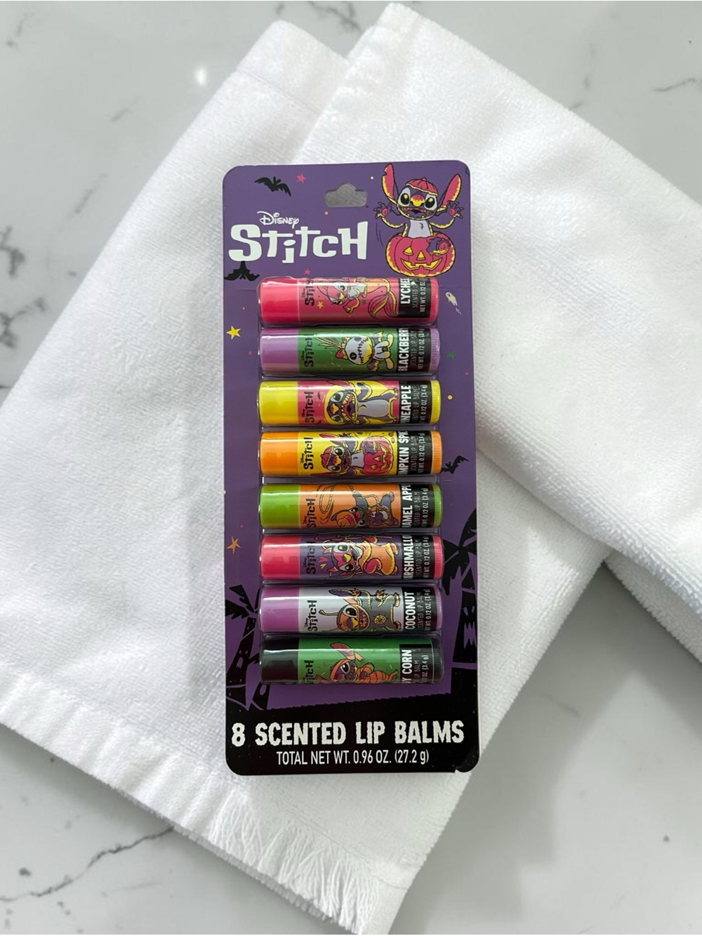 Disney themed 8 pack scented chapstick set! New